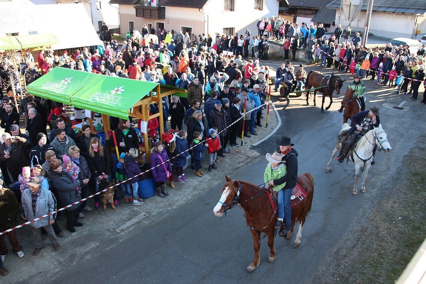 Blessing of horses in Blejska Dobrava (December)